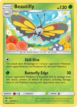 Carte Pokémon: Beautifly
