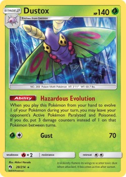 Carte Pokémon: Dustox