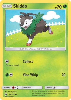 Carte Pokémon: Skiddo
