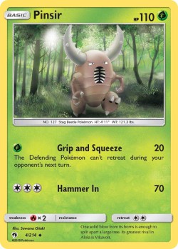 Carte Pokémon: Pinsir