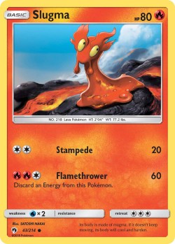 Carte Pokémon: Slugma