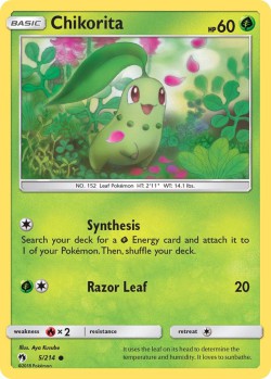 Carte Pokémon: Chikorita