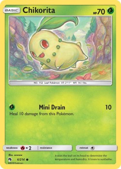 Carte Pokémon: Chikorita