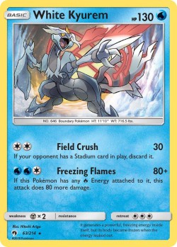 Carte Pokémon: White Kyurem