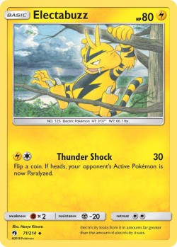 Carte Pokémon: Electabuzz