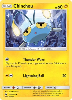 Carte Pokémon: Chinchou
