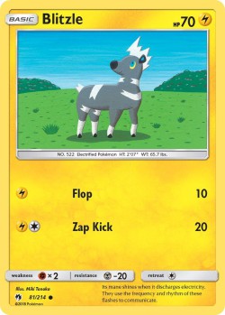 Carte Pokémon: Blitzle