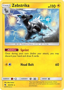 Carte Pokémon: Zebstrika