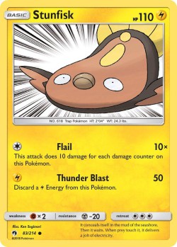 Carte Pokémon: Stunfisk