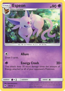 Carte Pokémon: Espeon
