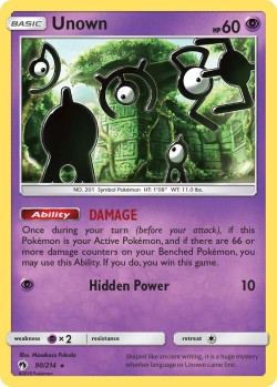 Carte Pokémon: Unown