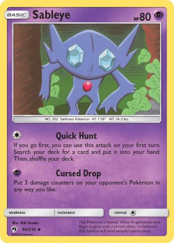 Carte Pokémon: Sableye