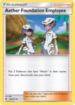 Carte Pokémon: Employés de la Fondation Æther