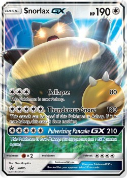 Carte Pokémon: Snorlax GX