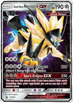 Carte Pokémon: Dusk Mane Necrozma GX