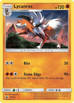Carte Pokémon: Lycanroc
