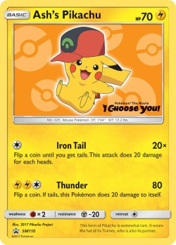 Carte Pokémon: Ash's Pikachu