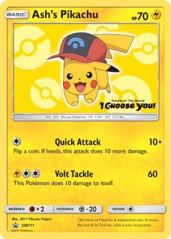 Carte Pokémon: Ash's Pikachu