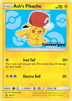 Carte Pokémon: Ash's Pikachu