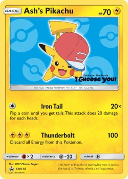 Carte Pokémon: Ash's Pikachu