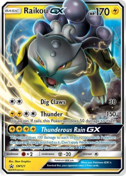 Carte Pokémon: Raikou GX
