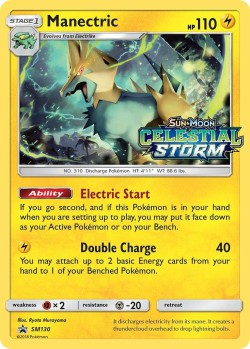 Carte Pokémon: Manectric