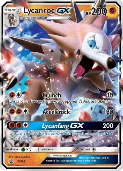 Carte Pokémon: Lycanroc GX