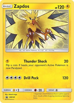Carte Pokémon: Zapdos