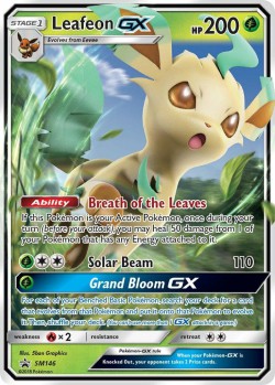 Carte Pokémon: Leafeon GX