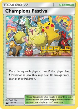 Carte Pokémon: Champions Festival