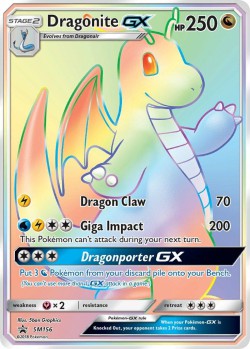 Carte Pokémon: Dragonite GX