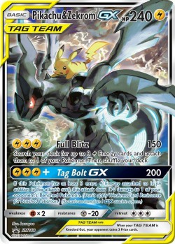 Carte Pokémon: Pikachu & Zekrom GX