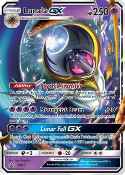 Carte Pokémon: Lunala GX