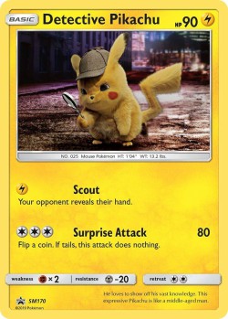 Carte Pokémon: Detective Pikachu