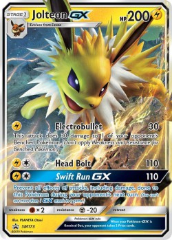 Carte Pokémon: Jolteon GX