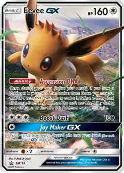 Carte Pokémon: Eevee GX