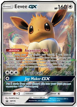 Carte Pokémon: Eevee GX
