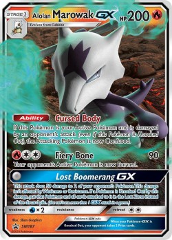 Carte Pokémon: Alolan Marowak GX