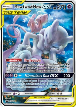 Carte Pokémon: Mewtwo & Mew GX