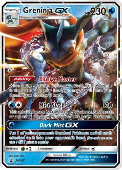 Carte Pokémon: Greninja GX