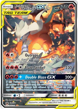 Carte Pokémon: Reshiram & Charizard GX