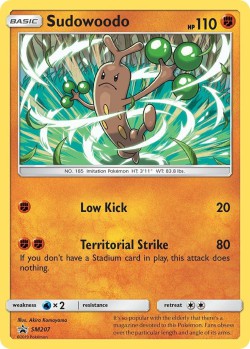 Carte Pokémon: Sudowoodo
