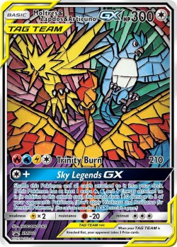 Carte Pokémon: Moltres & Zapdos & Articuno GX