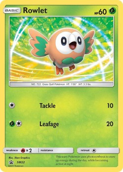 Carte Pokémon: Rowlet