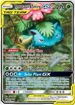 Carte Pokémon: Venusaur & Snivy GX