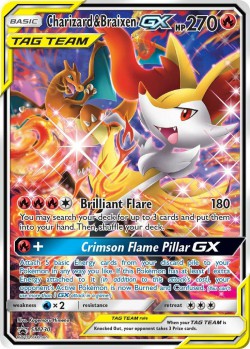 Carte Pokémon: Charizard & Braixen GX