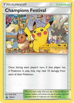 Carte Pokémon: Champions Festival