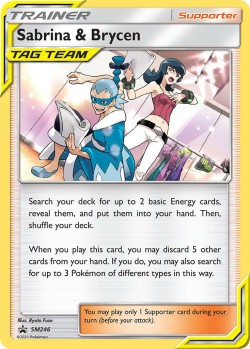 Carte Pokémon: Sabrina & Brycen