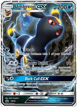 Carte Pokémon: Umbreon GX