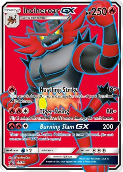 Carte Pokémon: Incineroar GX